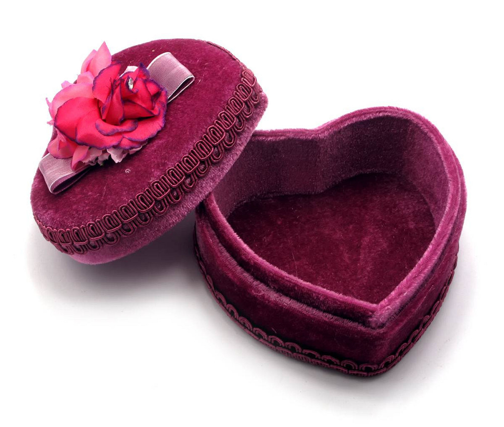 Шкатулка бархатная Сердечко Киев - изображение 1