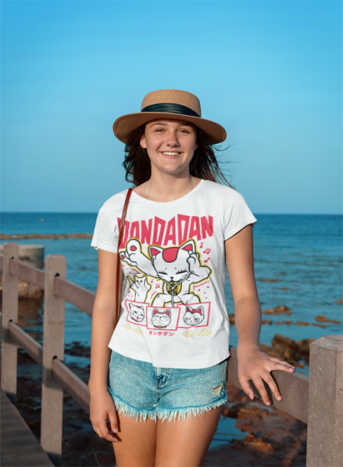 Футболка для хлопчика з аніме принтом Дандадан Турбо Джапанаісе Аніме оверсайз (зріст від 165 до 180) Чорний AnimeJ0587m Дніпро - фото 3