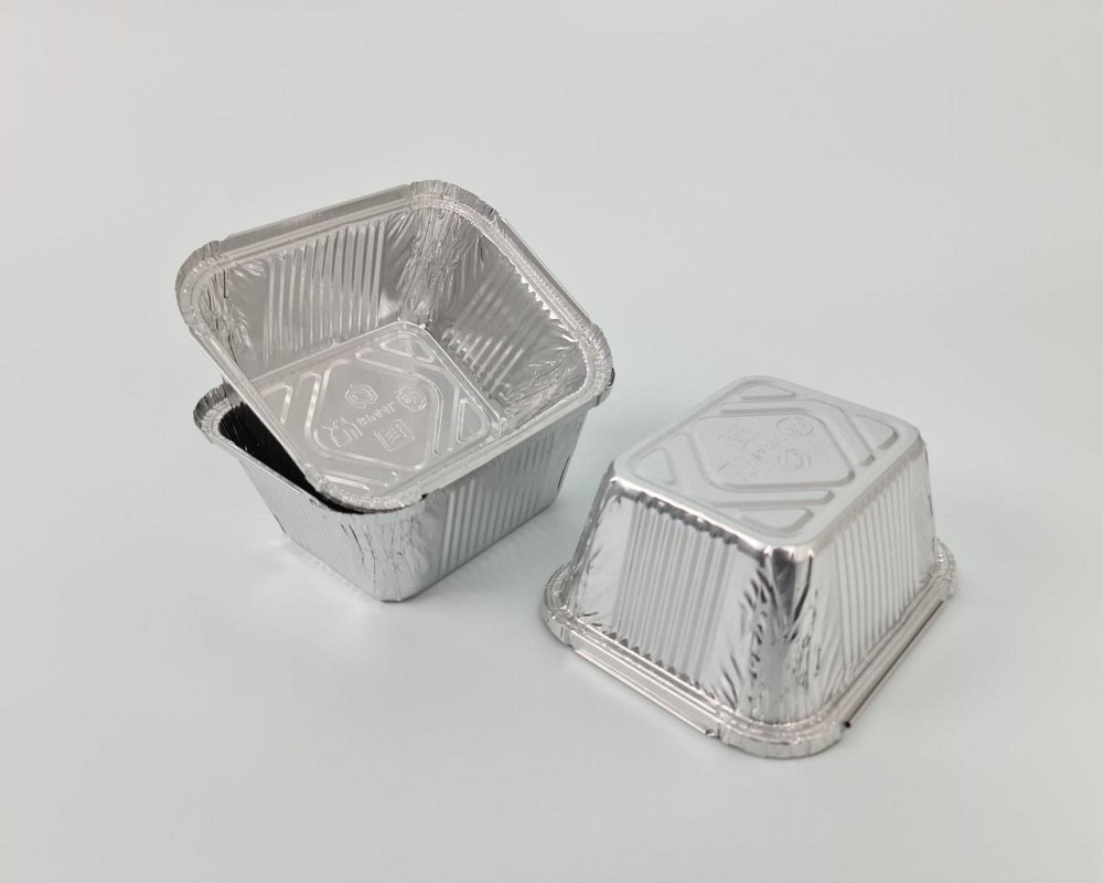 Контейнер з харчової алюмінієвої фольги прямокутний 586мл SP44L 100шт/уп (1 пач.) Харків - фото 5