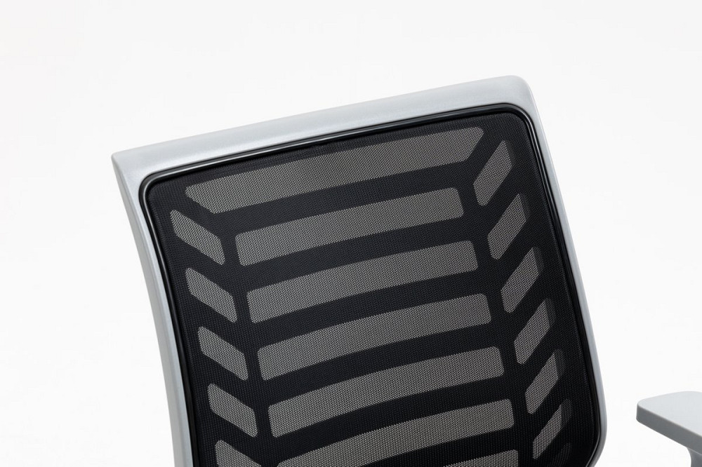 Крісло поворотне Q-320 чорне/сіре Дніпро - фото 4