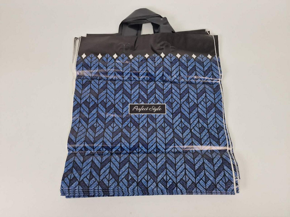 Пакет із петльовою ручкою спр п "Перфект стайл" (38х42+3) 90 мк ДПА (50 шт.) Харків - фото 1