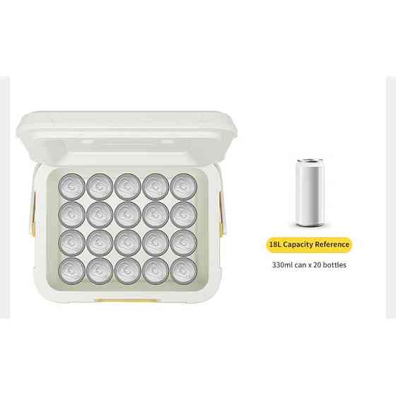 Туристичний холодильник Naturehike CNK2450CF012, 18 л, зелений Київ