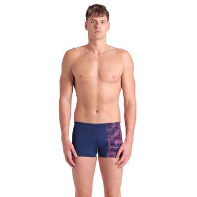 Плавки Arena Foggy Dots Swim Short 008483-700 темно-синій, кораловий 85 (3468337428787) Винница