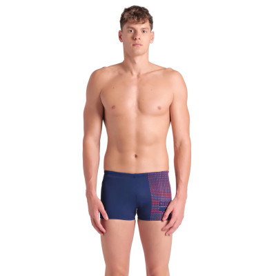 Плавки Arena Foggy Dots Swim Short 008483-700 темно-синій, кораловий 85 (3468337428787) Винница - изображение 1