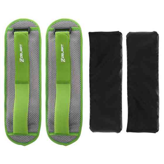 Утяжелители-манжеты водонепроницаемые Zelart FI-7210-1 2x1кг Вишнёвое