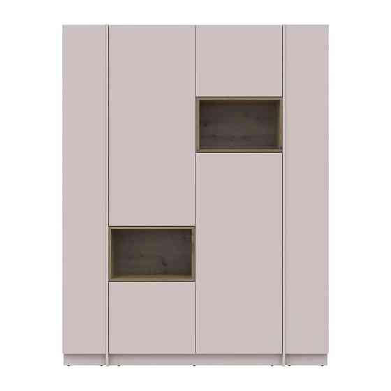 Шкаф для одежды с нишей и этажеркой Doros Дейл Кашемир/Дуб Артизан 2 ДСП 143.2х52х220 DRS-011724 (44900336) Днепр