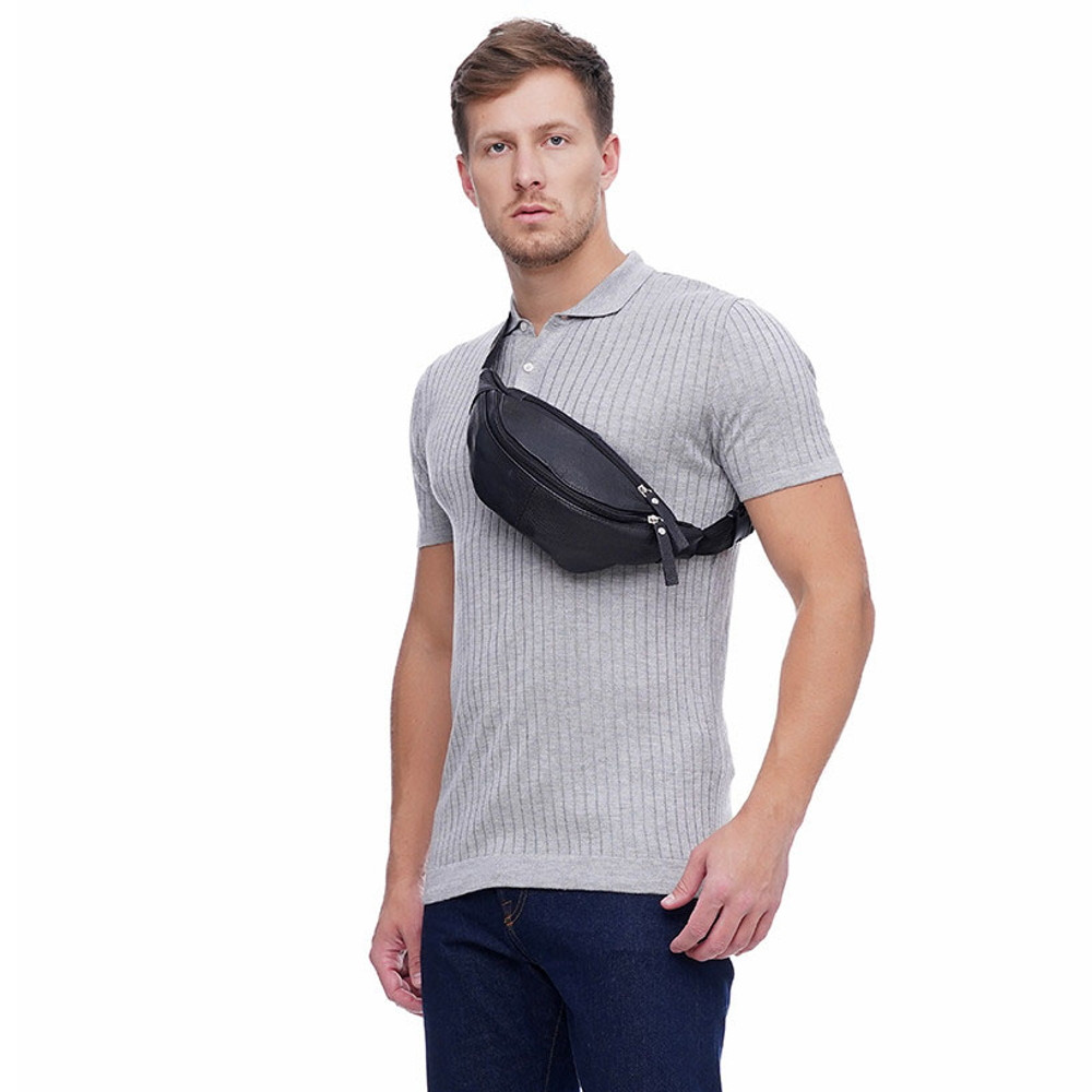 Вулична бананка, Бананка туристична, Сумка-бананка з додатковою кишенею Якісна чоловіча NR-79 Львів - фото 5