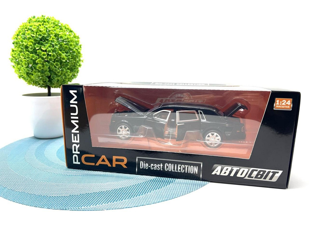 Машина металева Автосвіт Rols-Royce інерційна відчиняються двері капот 1:24 Чорна (AP-1701) Чернигов - изображение 4