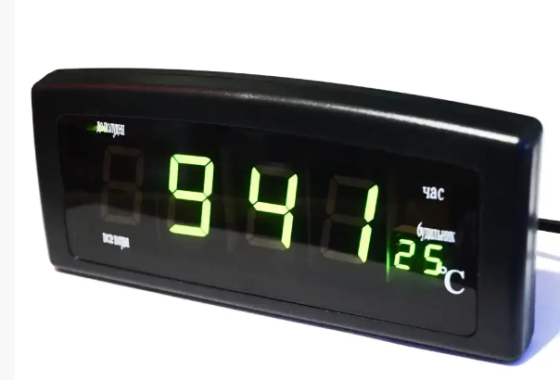 Годинник CAIXING CX-818 (Зелений) з дисплеєм LED 1225 Київ