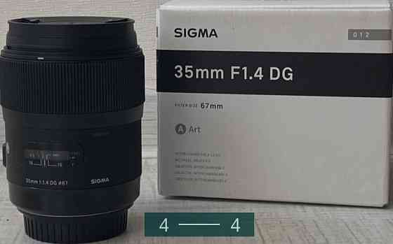 Объектив Линза : Sigma 35 , 1.4 ART Canon EF. Киев