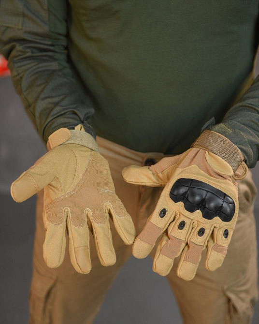 Перчатки OUTDOOR TACTICS ІЗ ЗАХИСТОМ coyot ВТ6011 Одесса - изображение 2