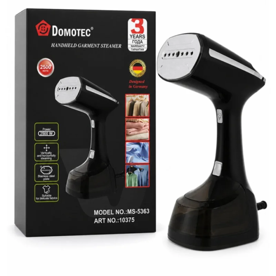 Відпарювач Domotec MS-5363 2500 Вт вертикальний, LED дисплей, нержавіюча сталь, 360 мл Одеса