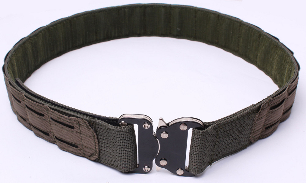 Ремень Кобра двойной разгрузочный Tactical с системой Lazer MOLLI олива хаки варбелт тактический пояс Одесса - изображение 18