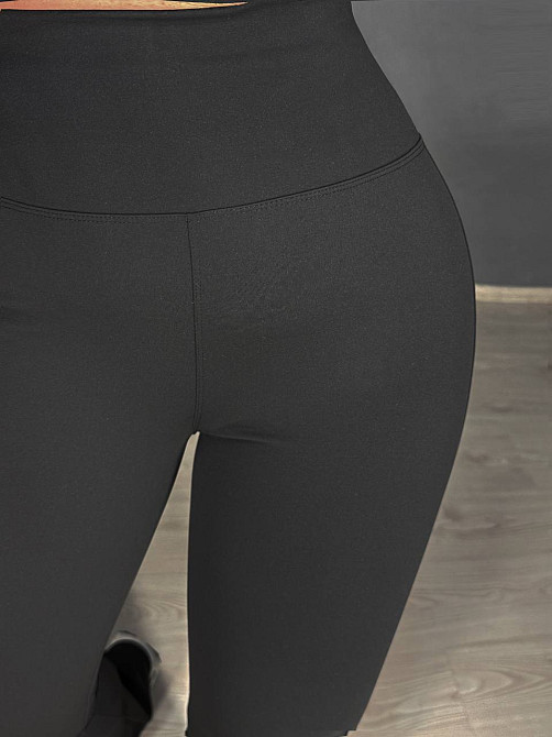 Лосины женские Kenalin 9636-1 клеш утепленные черные, черный, M Киев - изображение 15