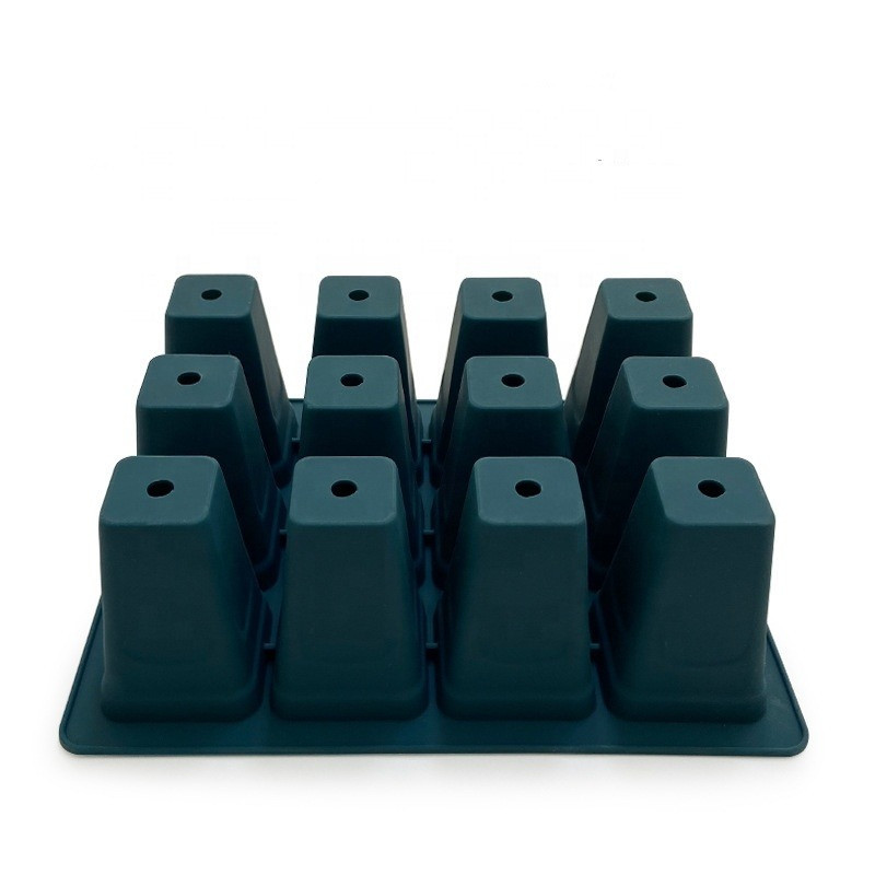 Касета для розсади лоток садовий на 12 комірок, силіконовий, багаторазовий для вирощування насіння, рослин, квітів, синій Кам'янець-Подільський - фото 5