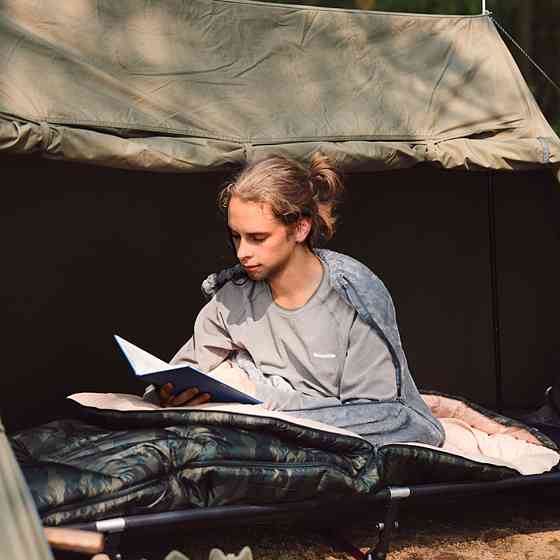 Спальний мішок з капюшоном Naturehike M320 CNK2350WS023, зелений камуфляж, лівий Київ