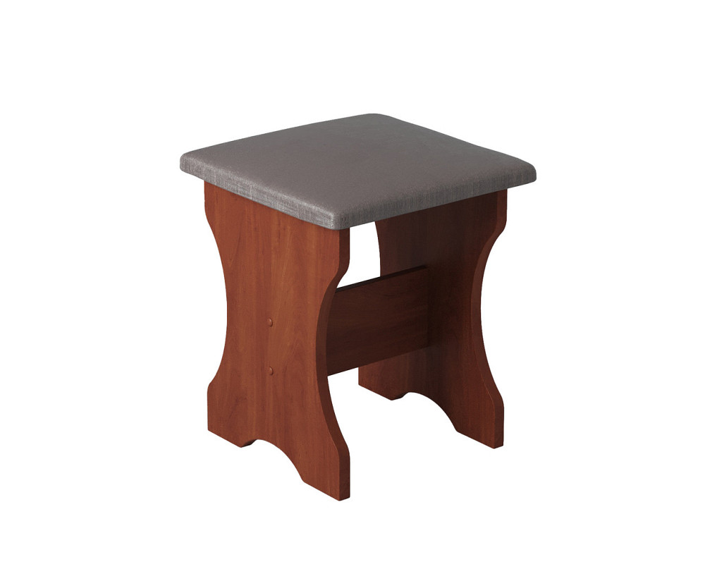 Табуретка с мягким сиденьем, табурет на кухню 35х35х44 см Ткань Бонус новая (светло коричневый) / ДСП Ольха Львов - изображение 5