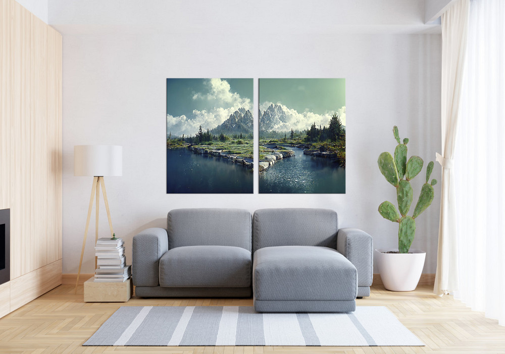 Модульна картина у вітальню/ спальню  Природа   TLV-2_145 Київ - фото 3