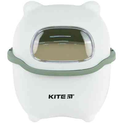 Кошик для паперів Kite Настільний контейнер для сміття, біло-зелений (K24-009-7) Вінниця