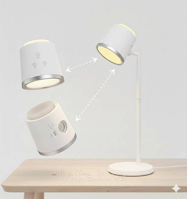 Лампа настільна світлодіодна Sirius BL-1005 біла Київ - фото 1