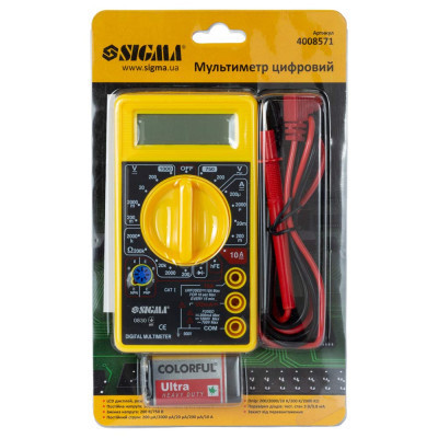Цифровий мультиметр Sigma 4008571 Вінниця - фото 4