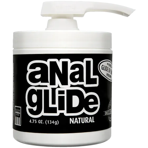 Анальна змазка на олійній основі Doc Johnson Anal Glide Natural (127 г) тривале ковзання Львов