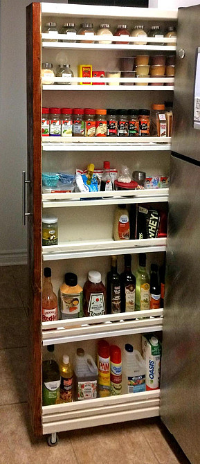 Выдвижной стеллаж 