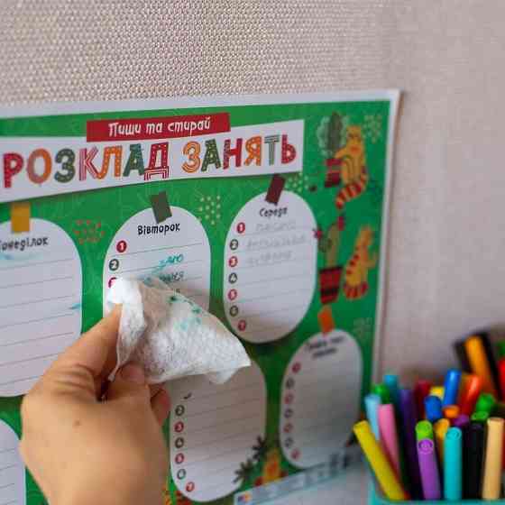 Дитячий розклад уроків "Котики" 10104271 А4 Вінниця