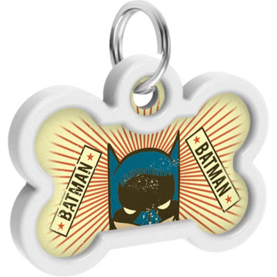 Адресник для животных WAUDOG Smart ID с QR паспортом "Бэтмен винтаж", кость 40х28 мм (0640-1008) Винница - изображение 4