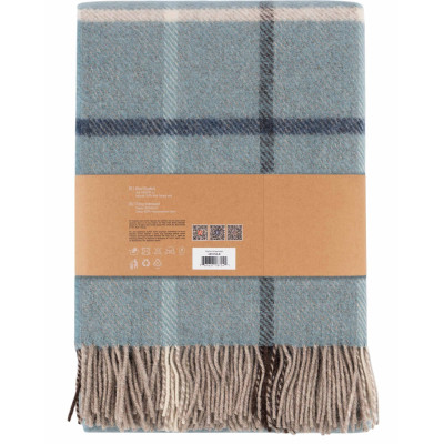 Плед Ardesto Leonardo Alpina 100% шерсть, голубой 140x200 см (ART0704LM) Винница - изображение 2