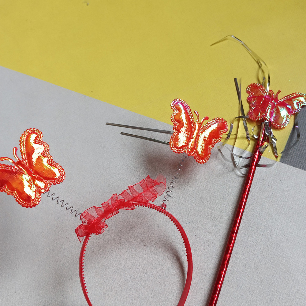 Карнавальний костюм крила метелика тіара, чарівна паличка Київ - фото 5