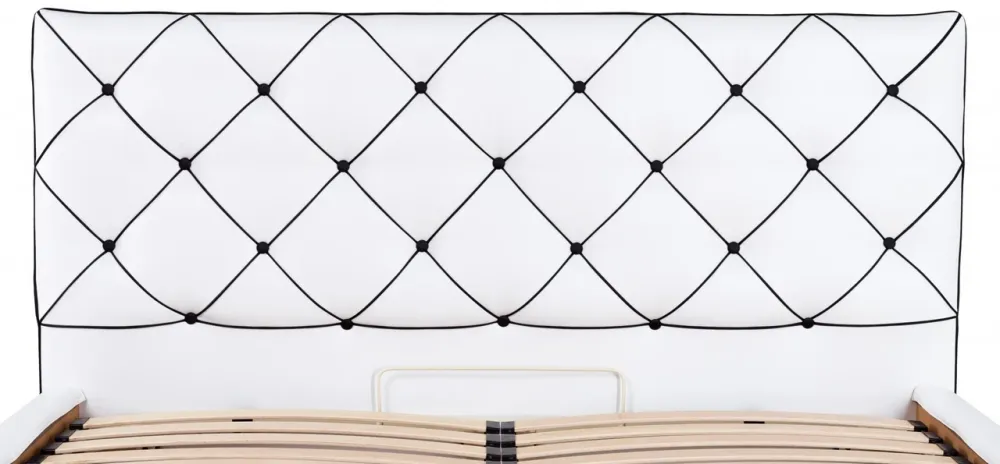 Ліжко Двоспальне Melissa Standart 180 х 190 см Fly 2200 Білий Київ - фото 5