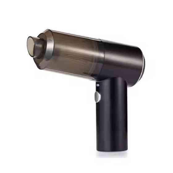 Пилосос автомобільний 120 Вт. Акумуляторний, портативний безпровідний ручний пилосос в автомобіль, чорний Кам'янець-Подільський