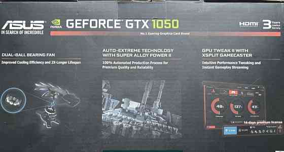 Видеокарта ASUS GeForce GTX 1050 2Gb GDDR5. Киев