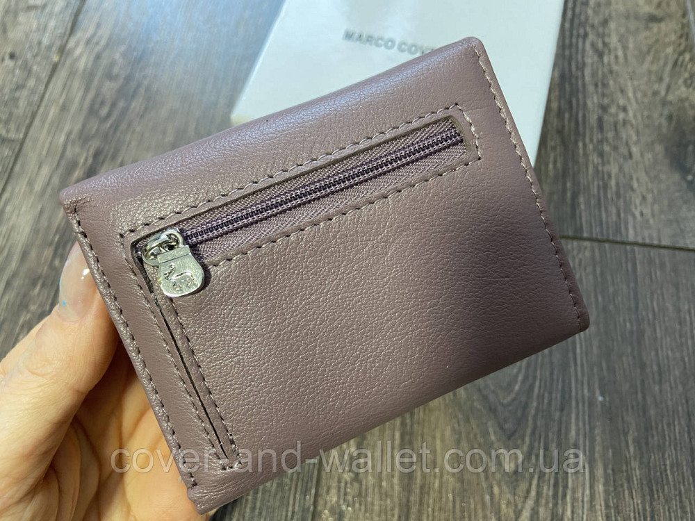 Модний компактний жіночий гаманець на магнітах пудрового кольору Marco Coverna MC 2201 Київ - фото 9