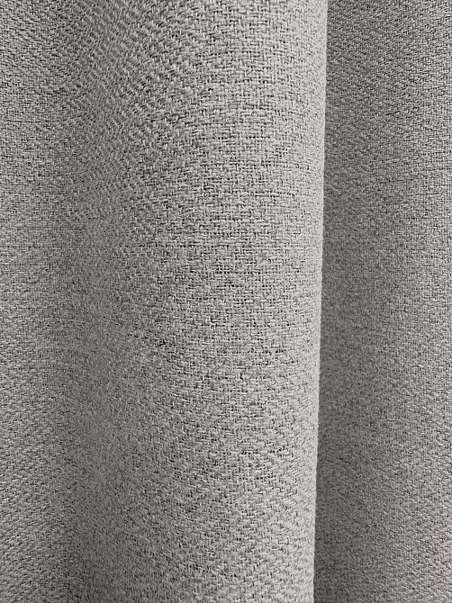 Комплект готових штор VR-Textil Льон блекаут № 2087ш Сірий 200х270 см 2 шт (32-532) Київ - фото 8