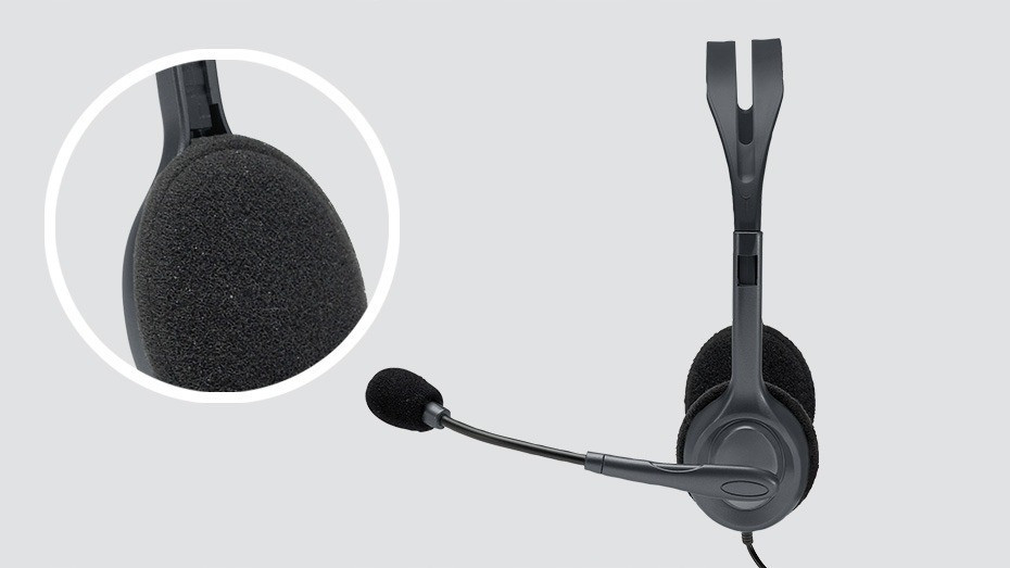 Гарнітура Logitech H111 Stereo (981-000593) Сірий Харків - фото 2