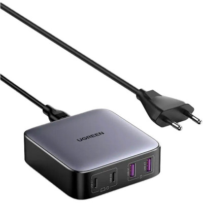 Зарядний пристрій Ugreen 4xUSB 65W (2хUSB-C+2xUSB-A) Gan CD327 (90747) Вінниця - фото 8