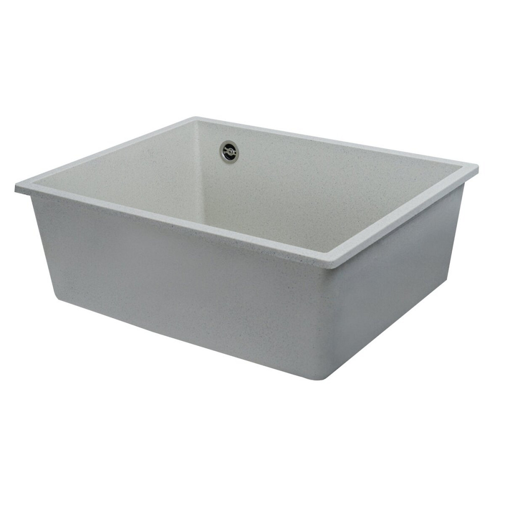 VALESO Гранітна мийка для кухні VALESO OASIS 5444 матова Біла в крапку Киев - изображение 5