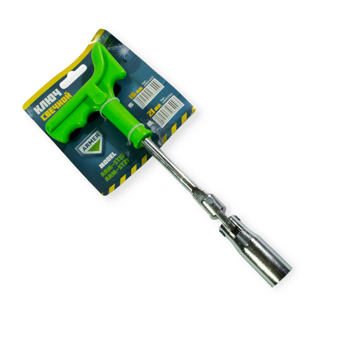 Ключ свічковий 16 з карданчиком посилений з ергономічною ручкою Мукачево - фото 1