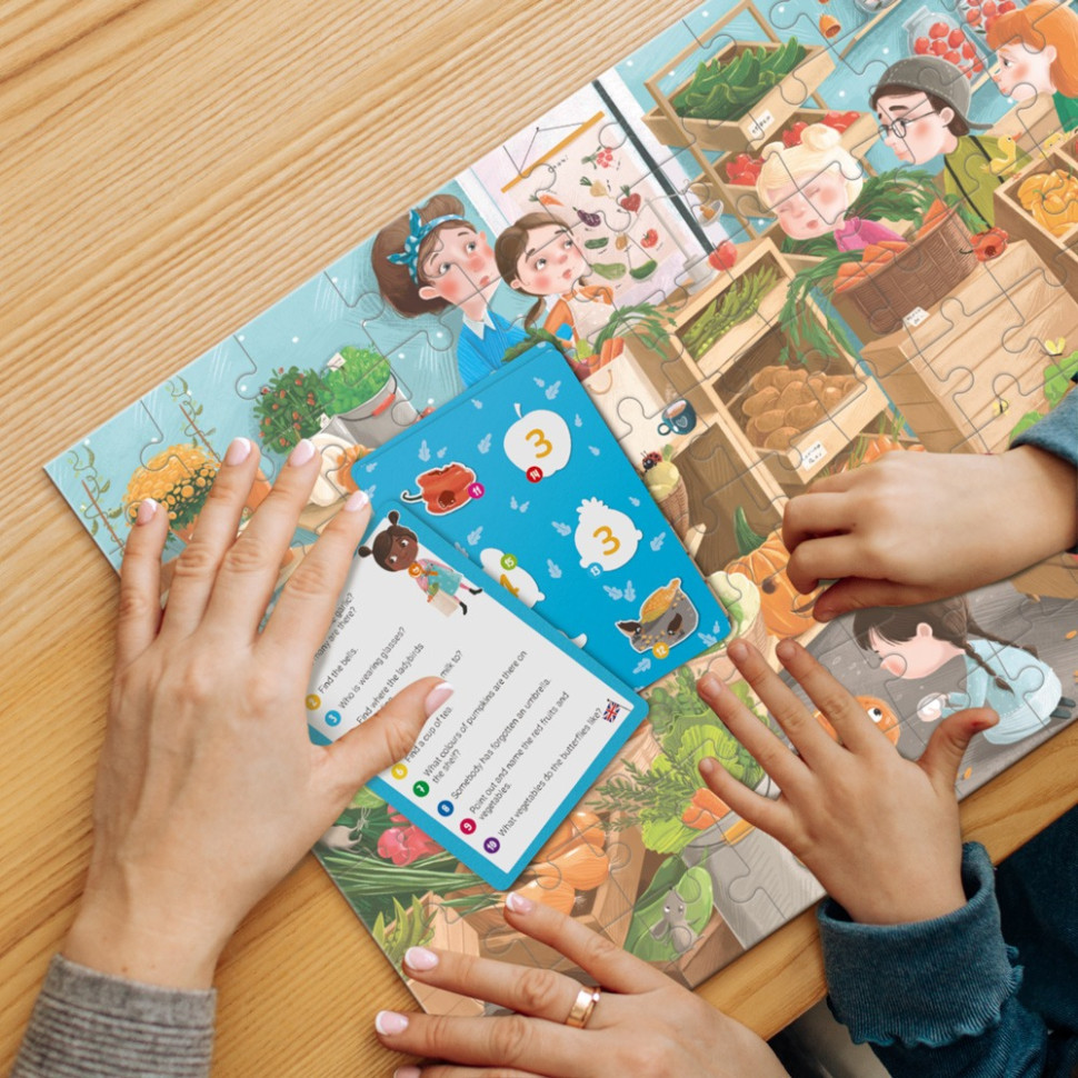 Дитячий пазл Шукай та знаходь "Дарунки осені" 300666, 80 елементів Вінниця - фото 7