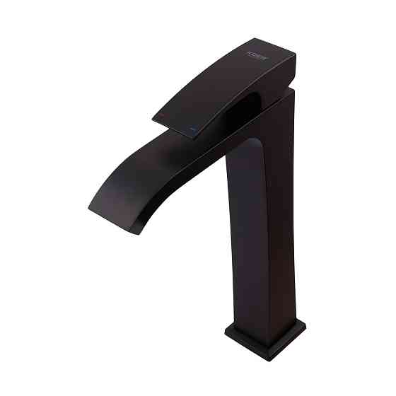 Высокий смеситель для умывальника Koer KB-13007-05 черный (KR3445) Харьков