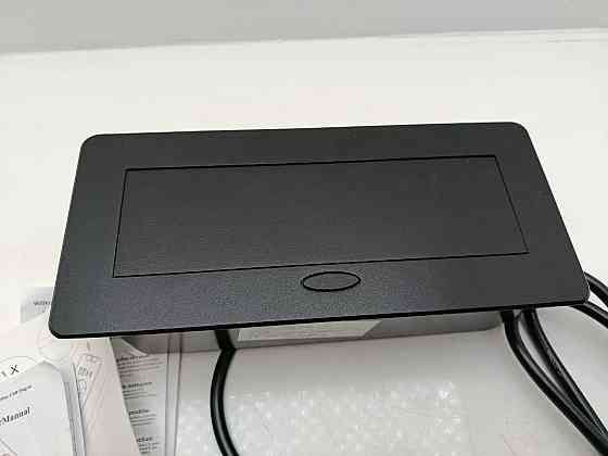 Врізна подвійна розетка 1*USB, 1*Type-C з кнопкою вимкнення Луцк