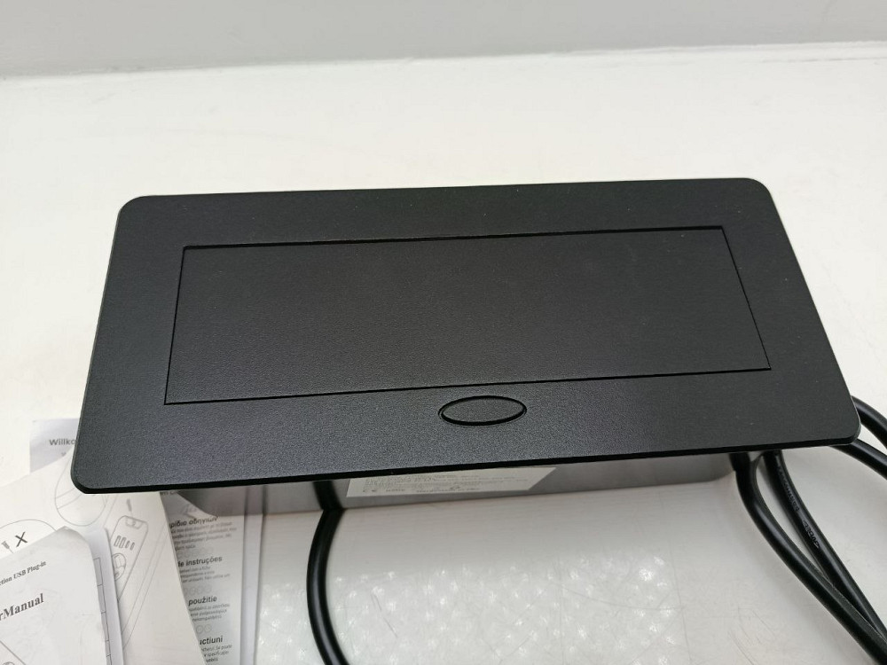 Врізна подвійна розетка 1*USB, 1*Type-C з кнопкою вимкнення Луцьк - фото 2