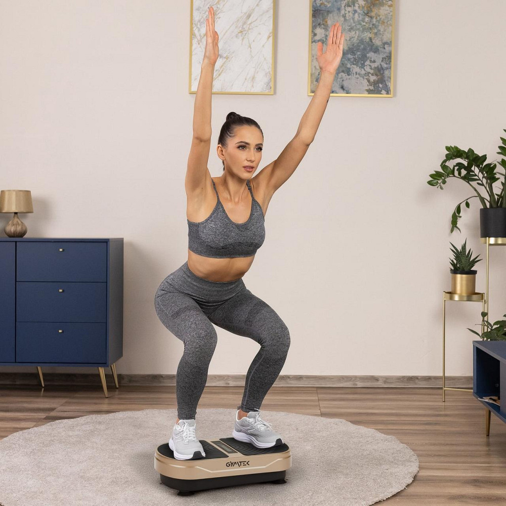Вібраційна платформа GYMTEK XP300 золотистий Київ - фото 3