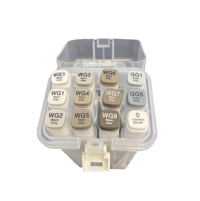 Набір скетч маркерів Touch Smooth на спиртовій основі 12 штук НА ВИБІР + 20 кольорів акварельних маркерів з пензликом Кам'янець-Подільський - фото 5