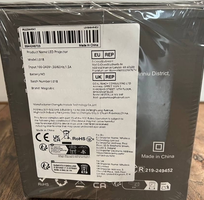 Проектор MAGCUBIC L018. Новий. Запакованний. Харків - фото 5