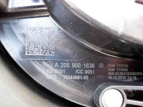 Mercedes-Benz  A2059001638 9051 Блок підрульових перемикачів чорний C-Class W205 GLC X253 Coupe C253 Одеса