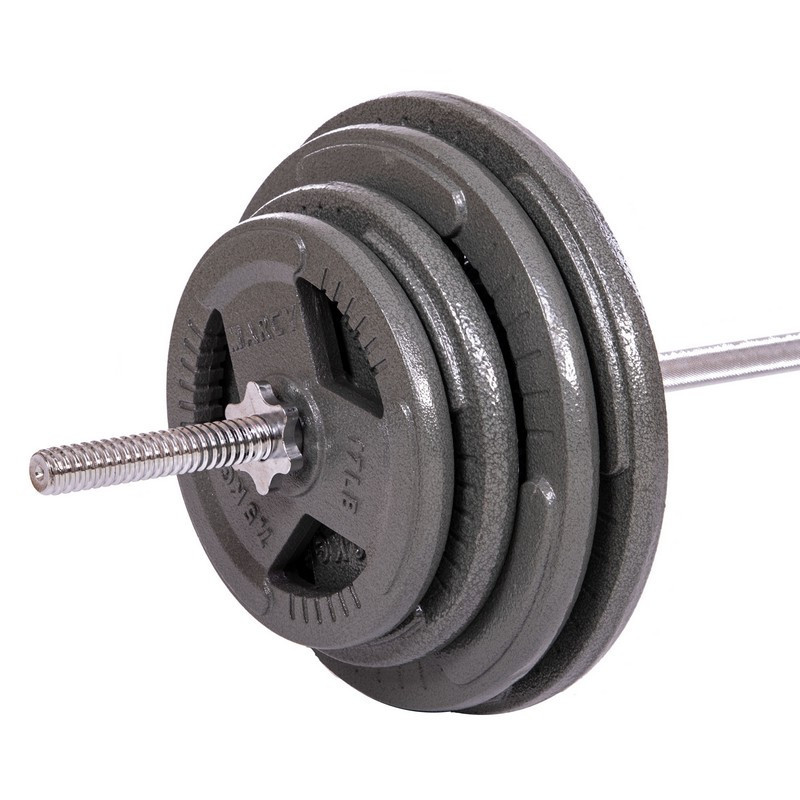 Штанга прямая со стальными блинами на 115 кг длина-1,8м Sport 2431-115 Киев - изображение 3