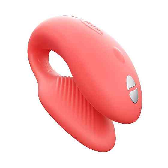 Смарт-вибратор для пар We-Vibe Chorus Crave Coral, сенсорное управление вибрациями сжатием пульта Sex Aura Киев